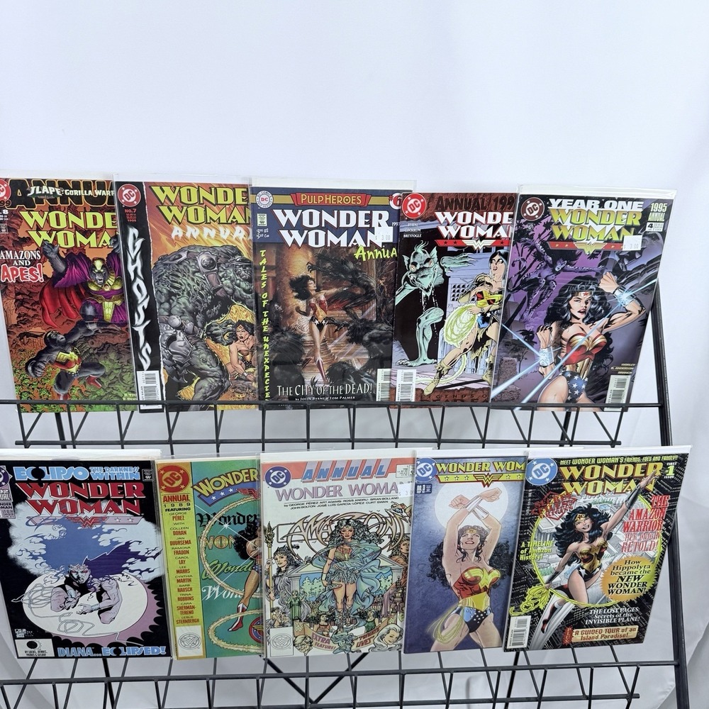 Wonder Woman Annuals 1-8 Secret Files Origins 1 3 Lot‎ Key 1st Egeria